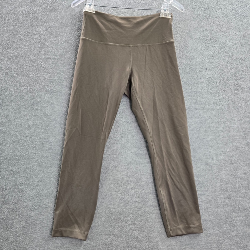 Lululemon Women‎ Activewear Pants 8 Brown Wonder Train Leggings Crop 23" Inseam